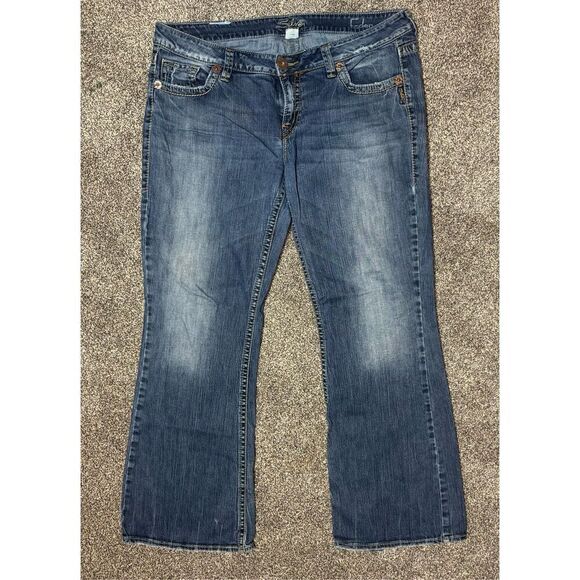 Silver Jeans Co. Eden Women's Bootcut Denim Jeans Blue Size 36x33 - Picture 1 of 10